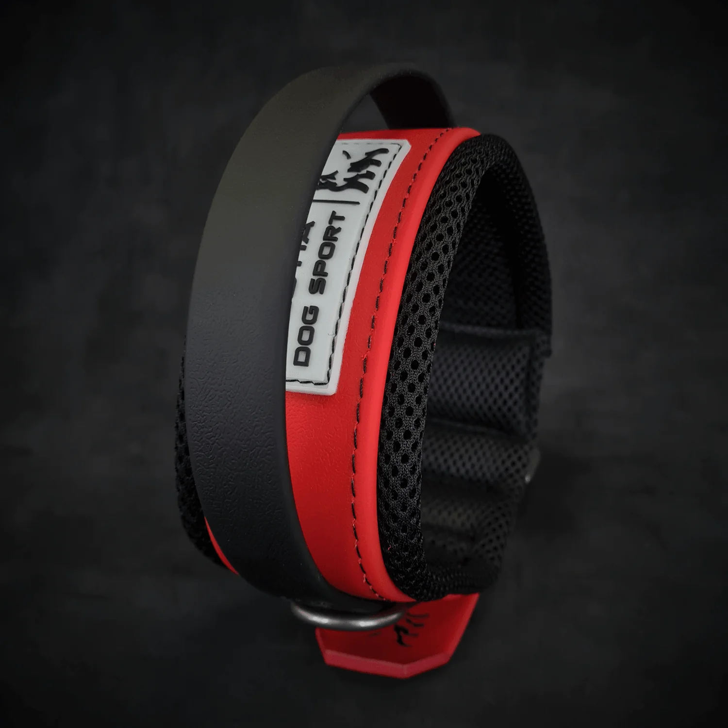 BESTIA DOG SPORT HANDLE COLLAR RED - Image 2