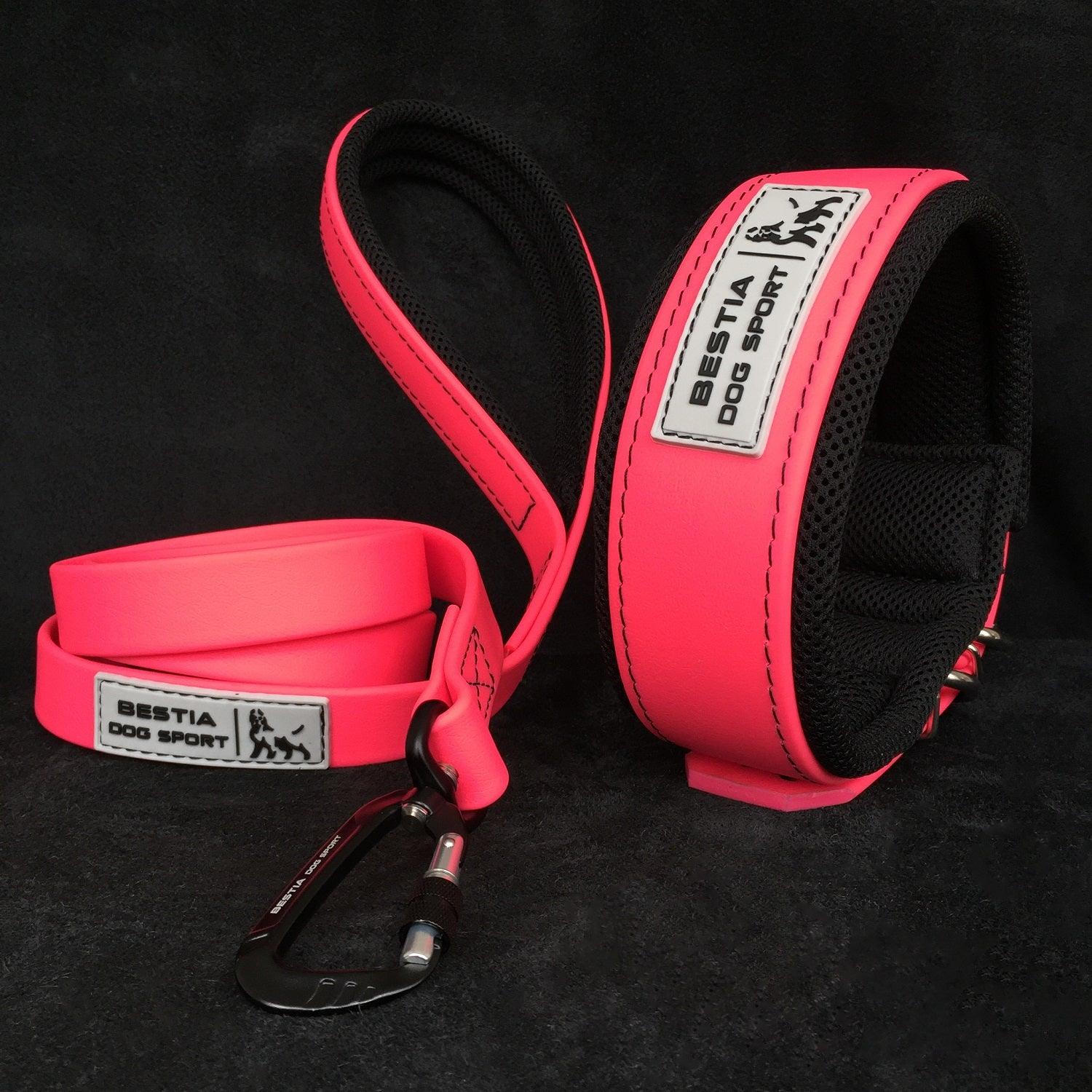 BESTIA DOG SPORT TACTICAL LEASH NEON PINK - Image 3