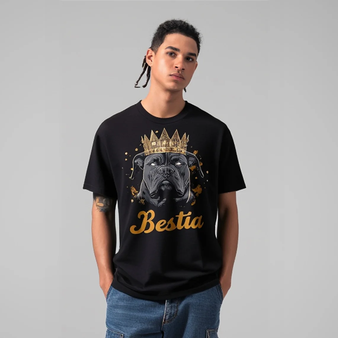 Cane Corso T-shirt Black V2 - Image 3