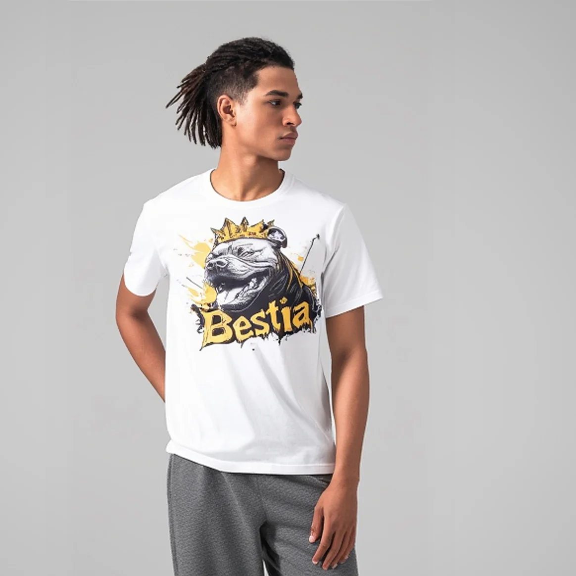 Bully T-shirt White - Image 3